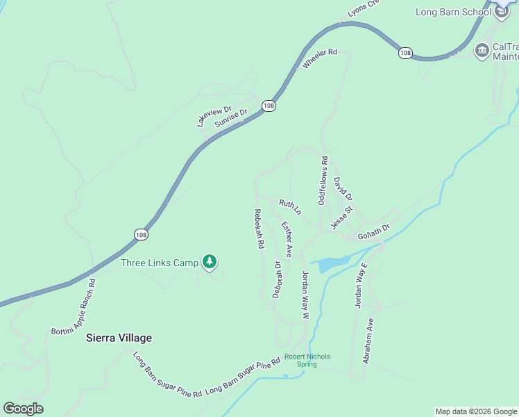 map of restaurants, bars, coffee shops, grocery stores, and more near 25370 Esther Avenue in Long Barn