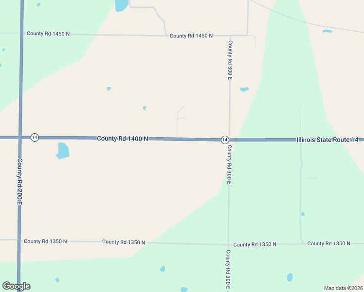 map of restaurants, bars, coffee shops, grocery stores, and more near 277 County Road 1400 North in Enfield
