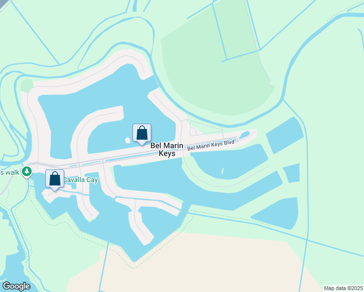 map of restaurants, bars, coffee shops, grocery stores, and more near Bel Marin Keys Boulevard & Calypso Shores in Novato