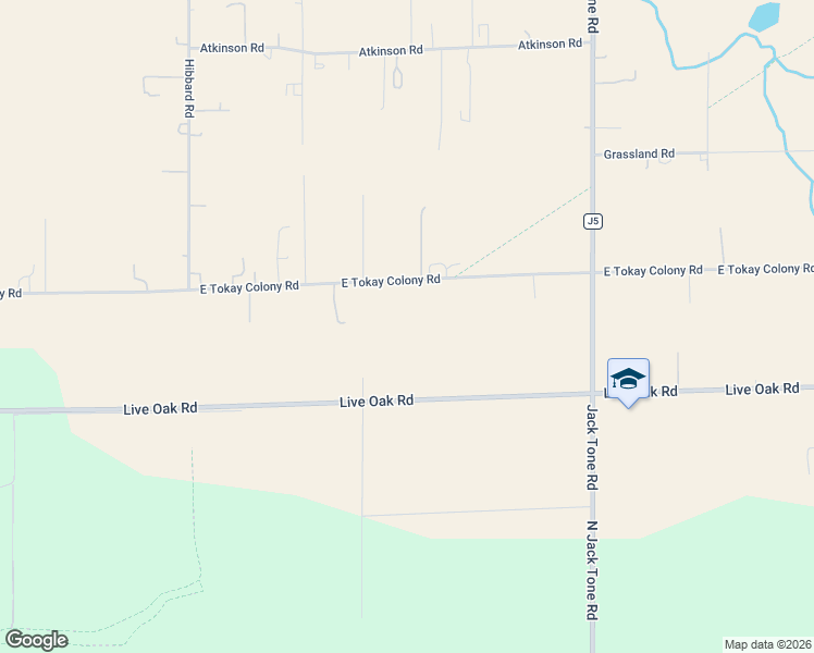 map of restaurants, bars, coffee shops, grocery stores, and more near 12860 East Tokay Colony Road in Lodi