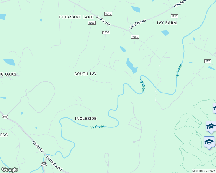 map of restaurants, bars, coffee shops, grocery stores, and more near 2254 Camargo Drive in Charlottesville