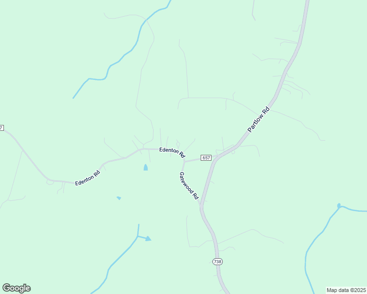 map of restaurants, bars, coffee shops, grocery stores, and more near 9631 Edenton Road in Partlow
