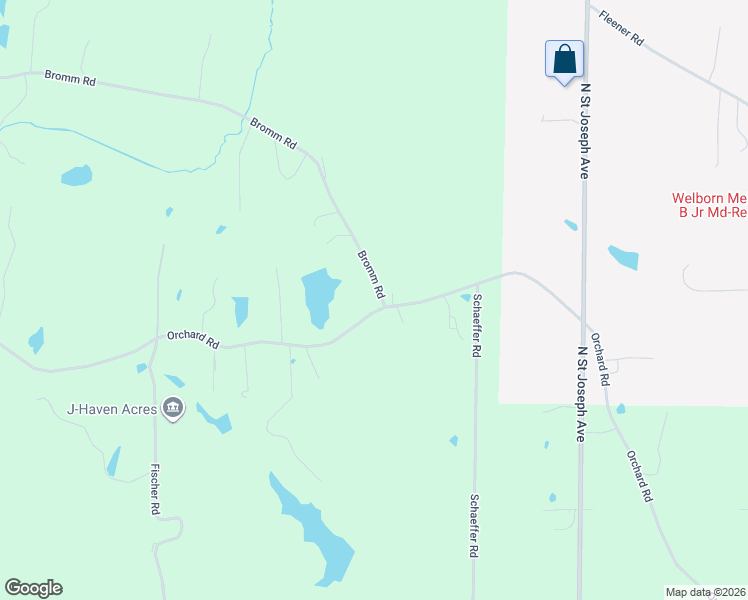 map of restaurants, bars, coffee shops, grocery stores, and more near 2901 Orchard Road in Evansville