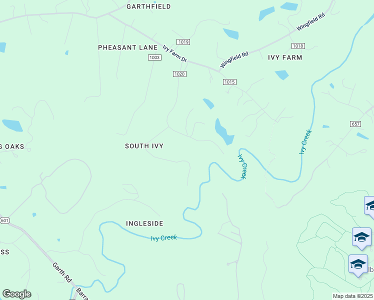 map of restaurants, bars, coffee shops, grocery stores, and more near 2265 Camargo Drive in Charlottesville