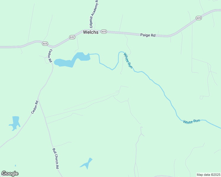 map of restaurants, bars, coffee shops, grocery stores, and more near 13247 Bull Church Road in Woodford