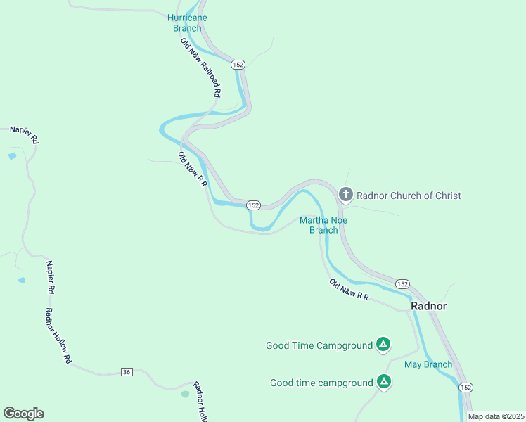 map of restaurants, bars, coffee shops, grocery stores, and more near 25314 West Virginia 152 in Genoa