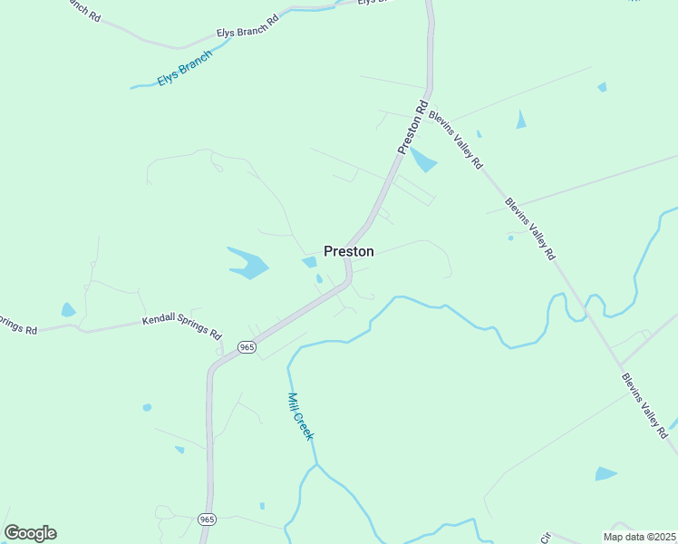 map of restaurants, bars, coffee shops, grocery stores, and more near 6839 Preston Road in Owingsville