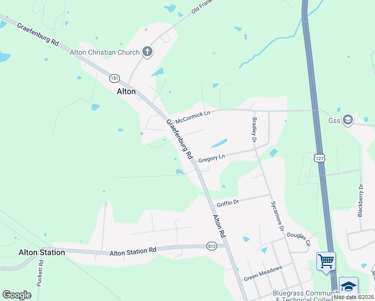 map of restaurants, bars, coffee shops, grocery stores, and more near 1500 Graefenburg Road in Lawrenceburg