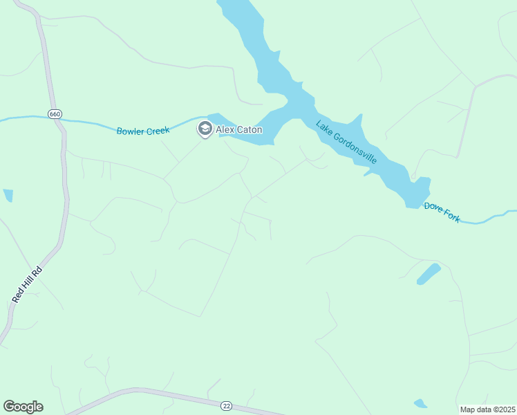 map of restaurants, bars, coffee shops, grocery stores, and more near 654 Shady Lane in Gordonsville