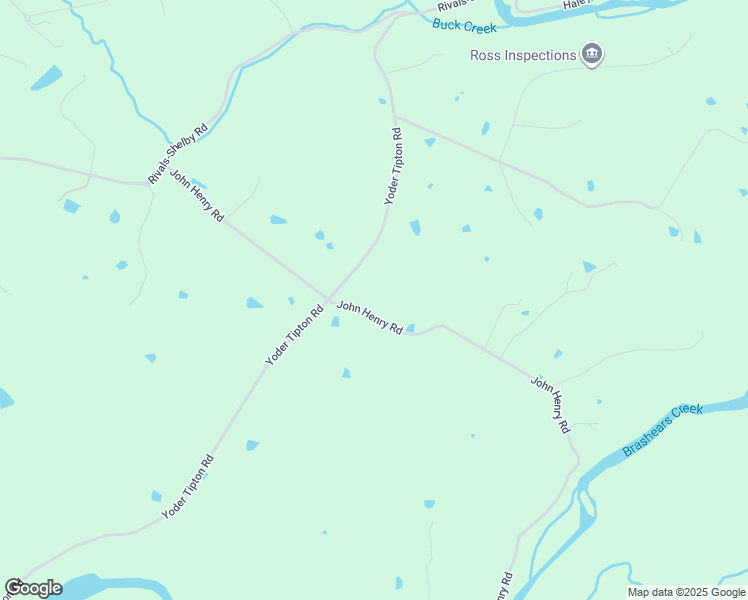 map of restaurants, bars, coffee shops, grocery stores, and more near 3166 Yoder Tipton Road in Taylorsville