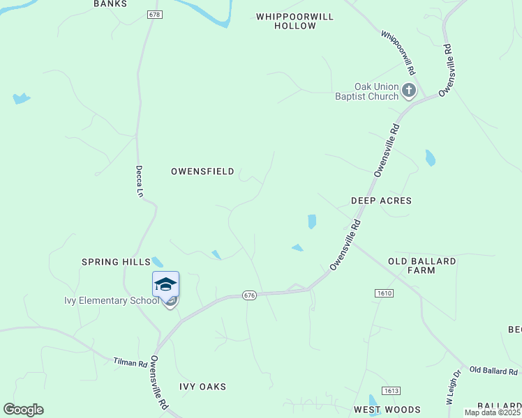 map of restaurants, bars, coffee shops, grocery stores, and more near 1835 Owensfield Drive in Charlottesville