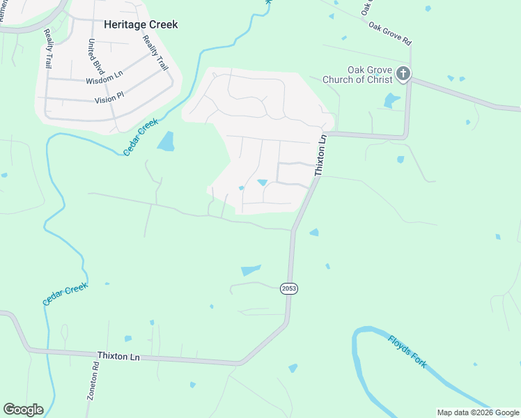 map of restaurants, bars, coffee shops, grocery stores, and more near 11503 English Garden Way in Louisville