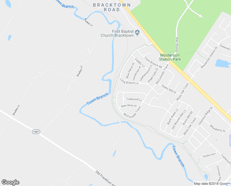 map of restaurants, bars, coffee shops, grocery stores, and more near 380 McConnells Trace in Lexington