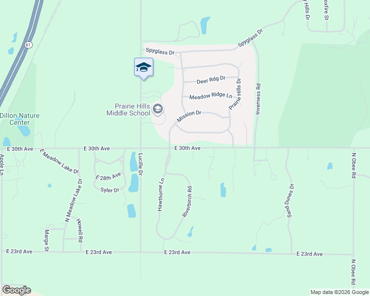 map of restaurants, bars, coffee shops, grocery stores, and more near 3877 East 30th Avenue in Hutchinson