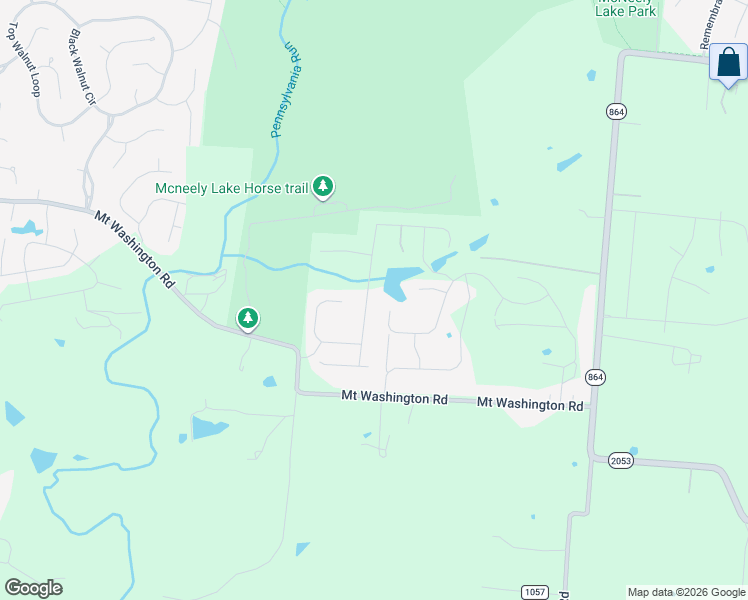 map of restaurants, bars, coffee shops, grocery stores, and more near 12084 Parkview Trace Drive in Louisville