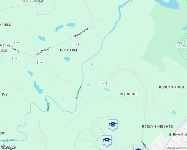map of restaurants, bars, coffee shops, grocery stores, and more near 250 Ipswich Place in Charlottesville