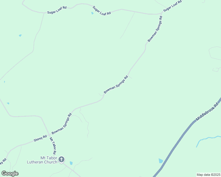 map of restaurants, bars, coffee shops, grocery stores, and more near Bowman Springs Road in Augusta County
