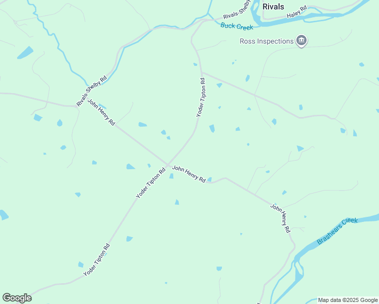 map of restaurants, bars, coffee shops, grocery stores, and more near 3166 Yoder Tipton Road in Taylorsville