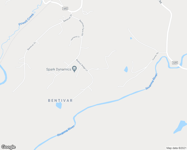 map of restaurants, bars, coffee shops, grocery stores, and more near 2330 Walnut Ridge Lane in Charlottesville