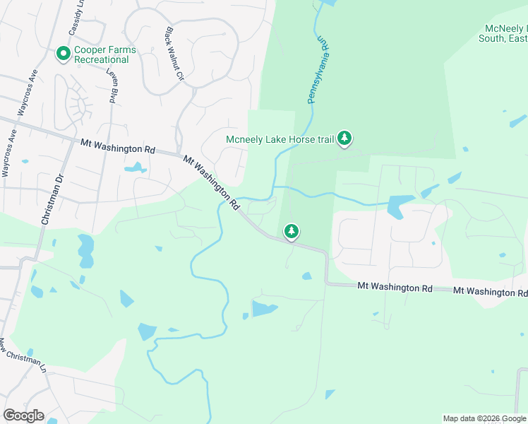 map of restaurants, bars, coffee shops, grocery stores, and more near 6705 Mount Washington Road in Louisville