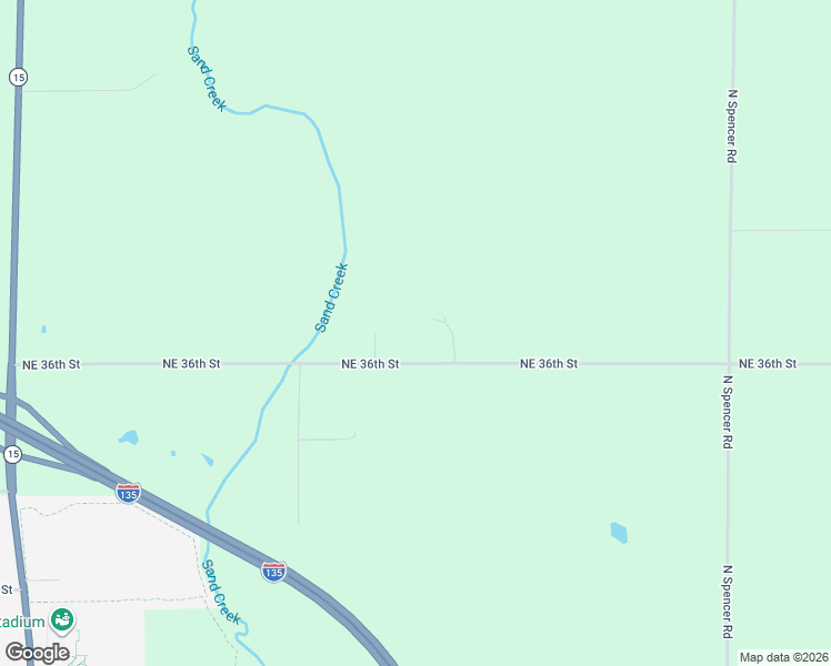 map of restaurants, bars, coffee shops, grocery stores, and more near 720 Northeast 36th Street in Newton