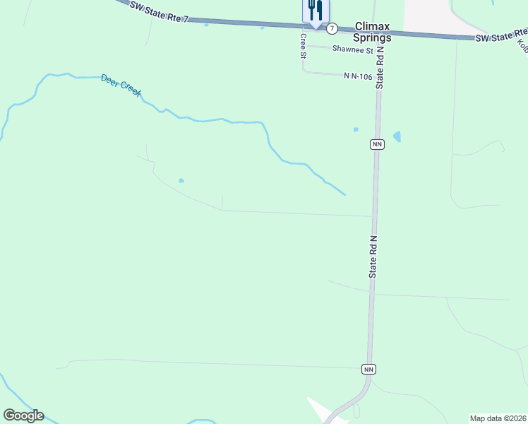 map of restaurants, bars, coffee shops, grocery stores, and more near 200 Wallace Lane in Climax Springs