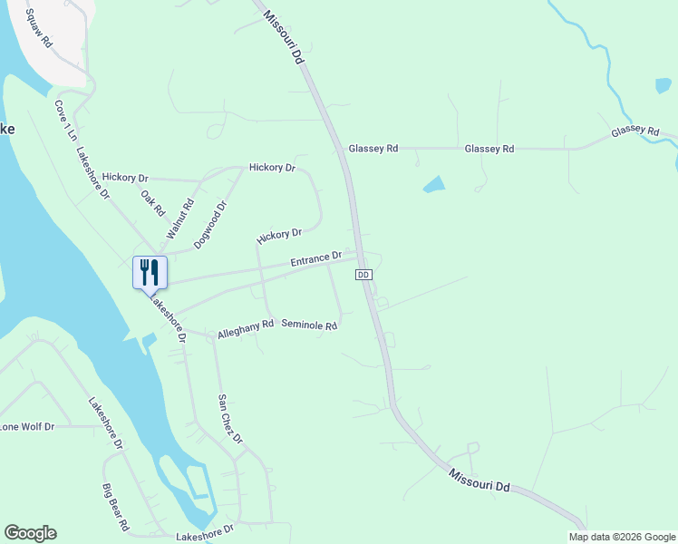 map of restaurants, bars, coffee shops, grocery stores, and more near 2660 Seminole Road in Cuba