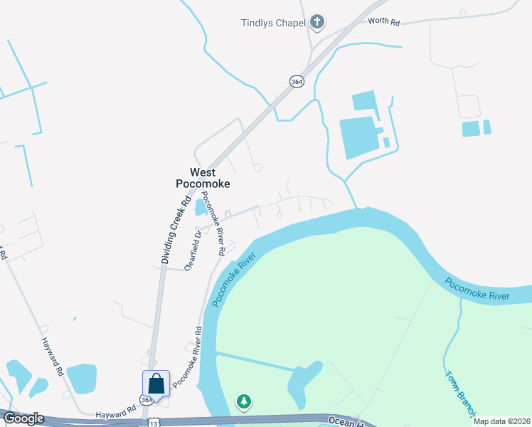 map of restaurants, bars, coffee shops, grocery stores, and more near 34161 Somerset Road in Pocomoke City