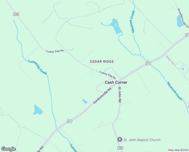 map of restaurants, bars, coffee shops, grocery stores, and more near 6305 Turkey Sag Road in Keswick