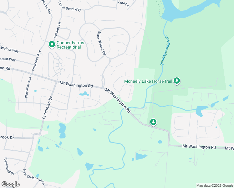 map of restaurants, bars, coffee shops, grocery stores, and more near 11706 Washington Green Road in Louisville