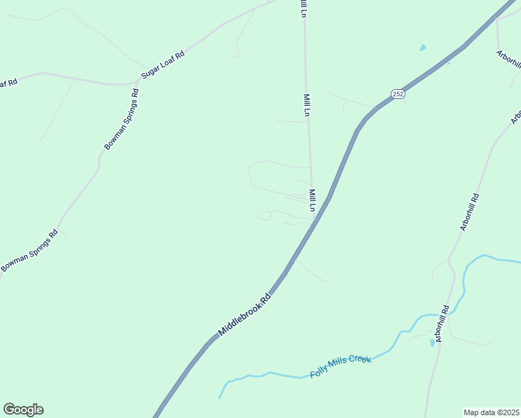 map of restaurants, bars, coffee shops, grocery stores, and more near 313 Mill Lane in Staunton