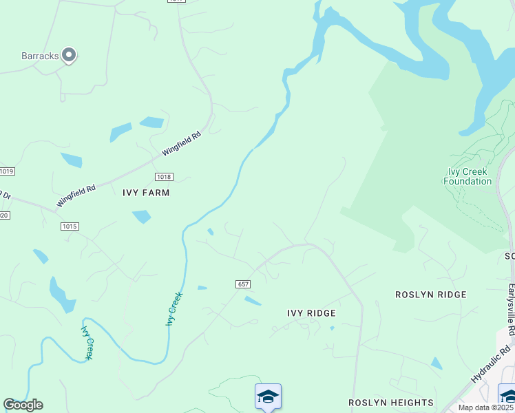 map of restaurants, bars, coffee shops, grocery stores, and more near 1770 Lambs Road in Charlottesville