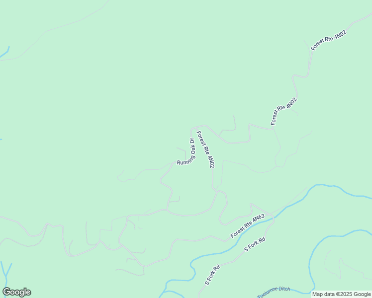 map of restaurants, bars, coffee shops, grocery stores, and more near 25710 Running Oak Drive in Twain Harte