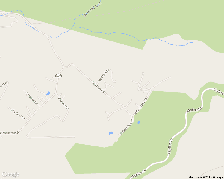 map of restaurants, bars, coffee shops, grocery stores, and more near 156 Rip Rap Road in Waynesboro