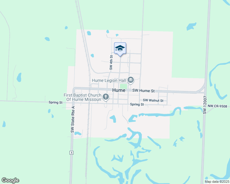 map of restaurants, bars, coffee shops, grocery stores, and more near in Hume