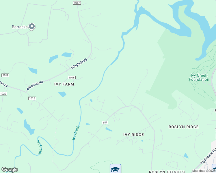map of restaurants, bars, coffee shops, grocery stores, and more near 1770 Lambs Road in Charlottesville