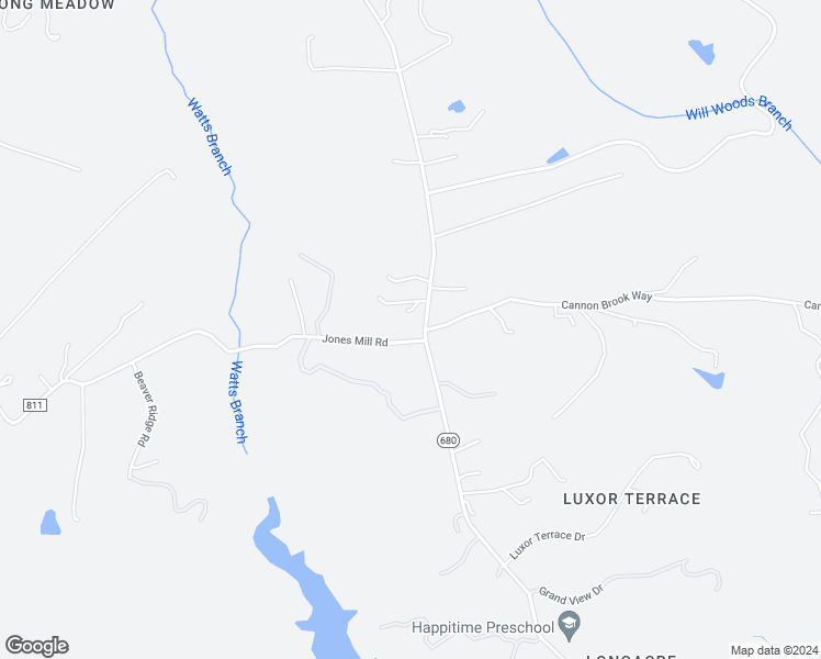 map of restaurants, bars, coffee shops, grocery stores, and more near 4556 Jones Mill Road in Charlottesville