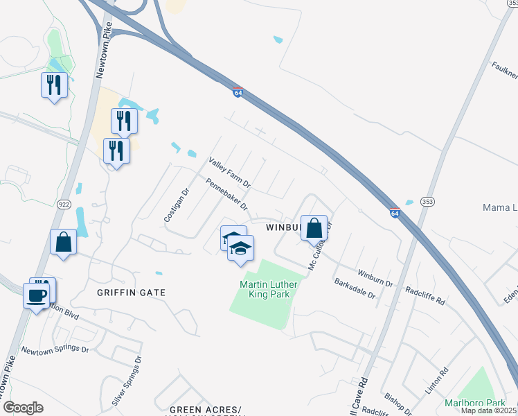 1109 Winburn Drive, LexingtonFayette KY Walk Score