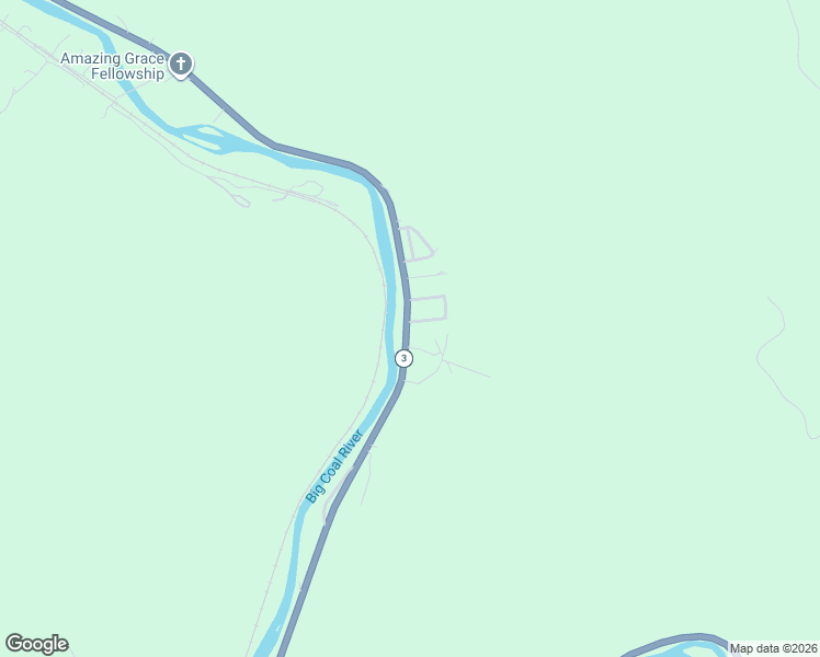 map of restaurants, bars, coffee shops, grocery stores, and more near Coal River Road in Seth