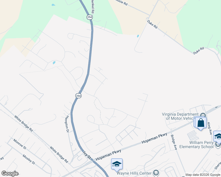 map of restaurants, bars, coffee shops, grocery stores, and more near 205 Claybrook Drive in Waynesboro