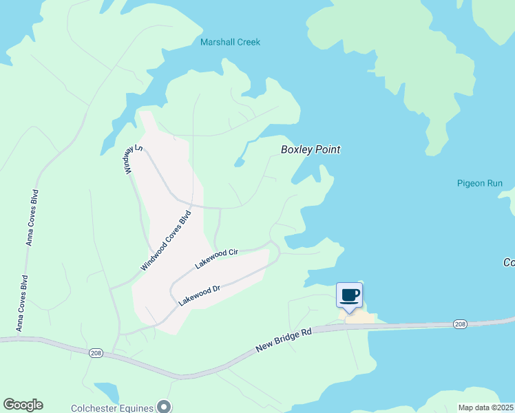 map of restaurants, bars, coffee shops, grocery stores, and more near 892 Windway Lane in Mineral