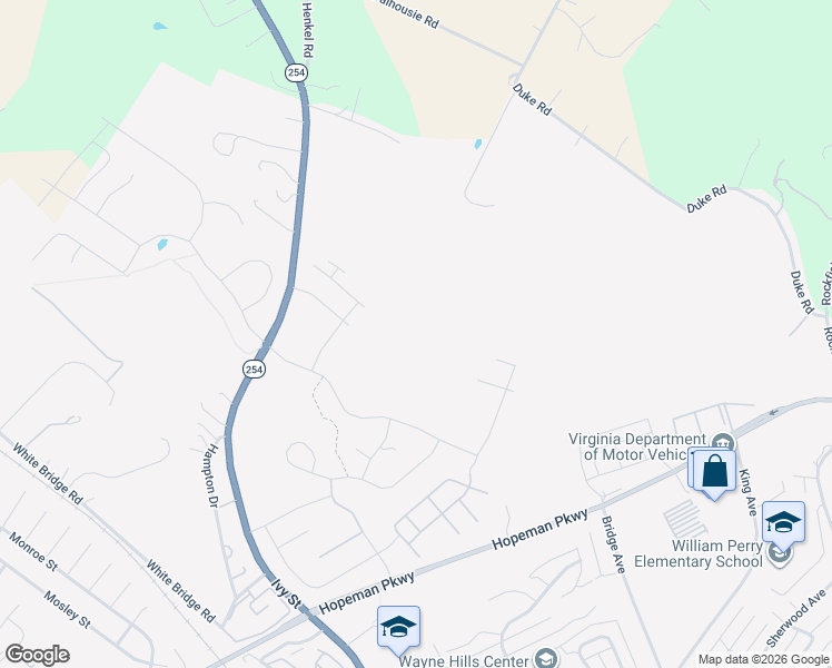 map of restaurants, bars, coffee shops, grocery stores, and more near 237 Claybrook Drive in Waynesboro