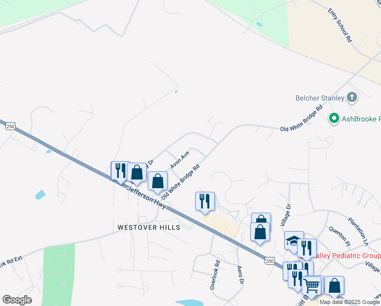 map of restaurants, bars, coffee shops, grocery stores, and more near 83 Avon Avenue in Waynesboro