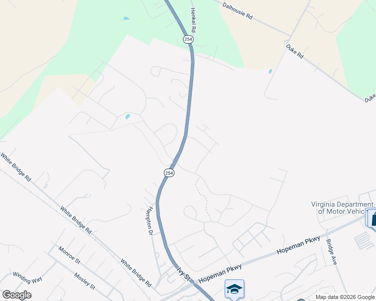 map of restaurants, bars, coffee shops, grocery stores, and more near 6371 Ivy Street in Waynesboro