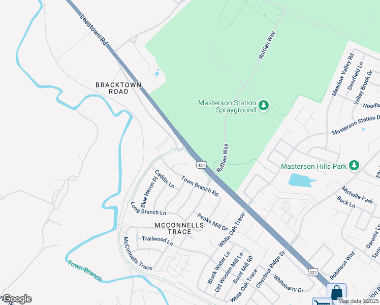 map of restaurants, bars, coffee shops, grocery stores, and more near 3000 Leestown Road in Lexington