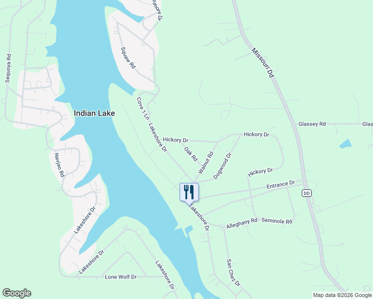 map of restaurants, bars, coffee shops, grocery stores, and more near 331 Oak Rd in Cuba