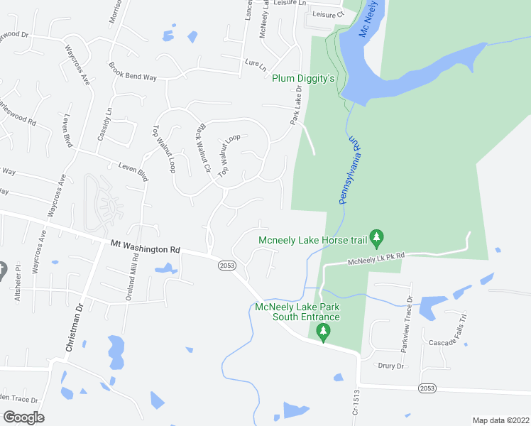map of restaurants, bars, coffee shops, grocery stores, and more near 7201 High Ground Court in Louisville