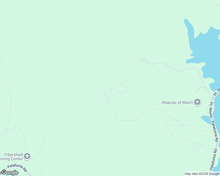 map of restaurants, bars, coffee shops, grocery stores, and more near 333 Willow Road in Point Reyes Station