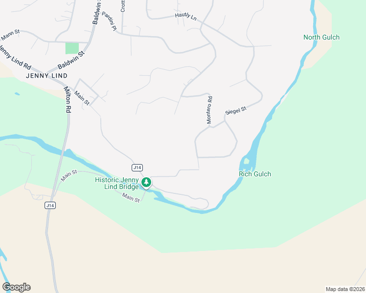 map of restaurants, bars, coffee shops, grocery stores, and more near 9054 Montero Road in Valley Springs