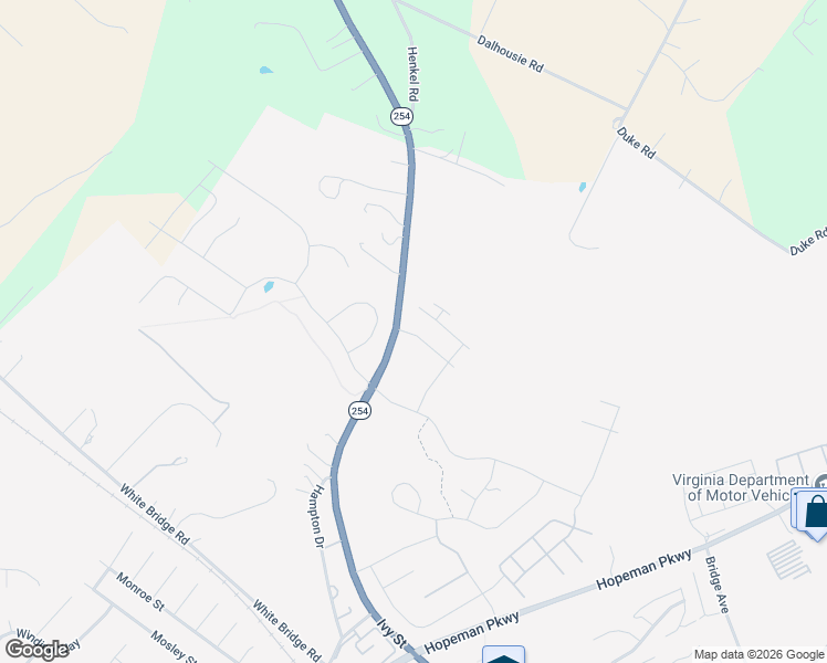 map of restaurants, bars, coffee shops, grocery stores, and more near 5001-5499 Ivy St in Waynesboro